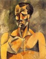 Busto de Hombre L atleta 1909 cubismo Pablo Picasso